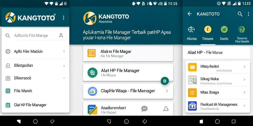 Antarmuka KANGTOTO yang mudah digunakan untuk mengelola file.