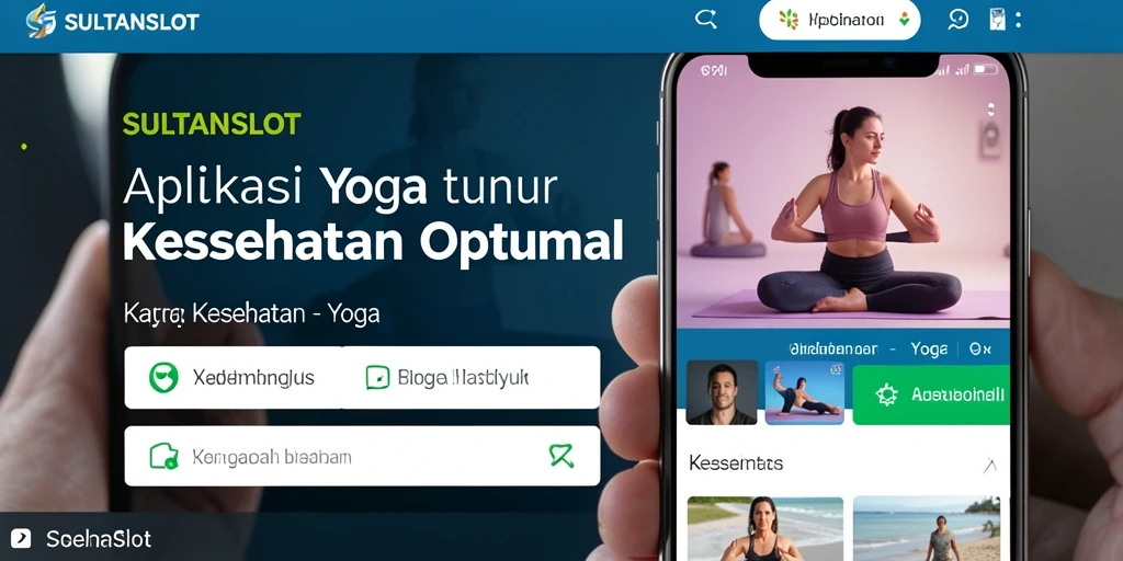 Tampilan antarmuka <strong>SULTANSLOT</strong> yang menarik dan fungsional untuk latihan Yoga.